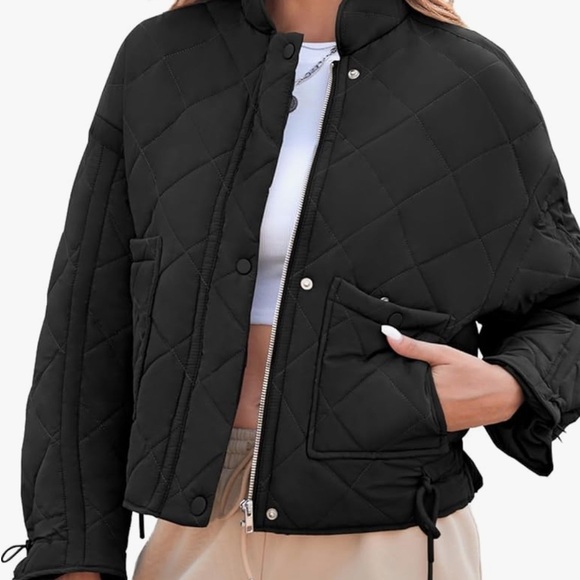 Black Quilted puffer Jacket - Picture 6 of 6